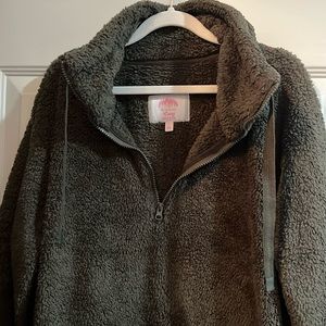 Members Mark olive Sherpa sweatshirt